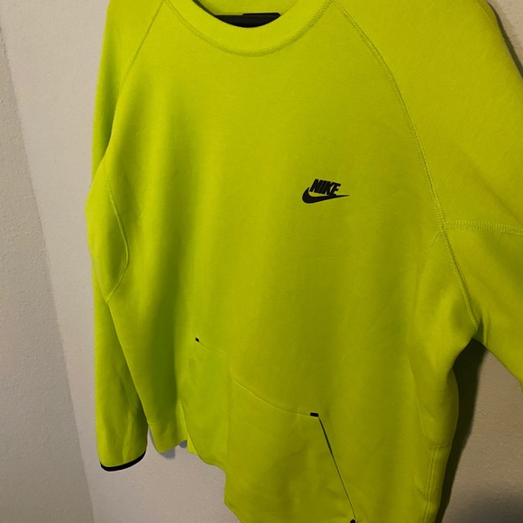 Nike Neon Sweatshirt (Highlighter Yellow) - Picture 2 of 12
